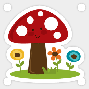 Mushroom 2A Sticker